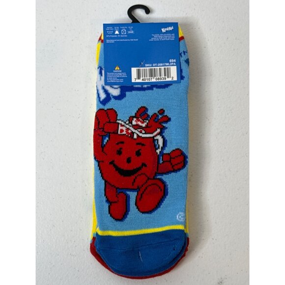 Kool Aid Socks Crazy Fun Graphic Novelty Dad Gift Silly Cool Wild Mens Ankle - Picture 3 of 3